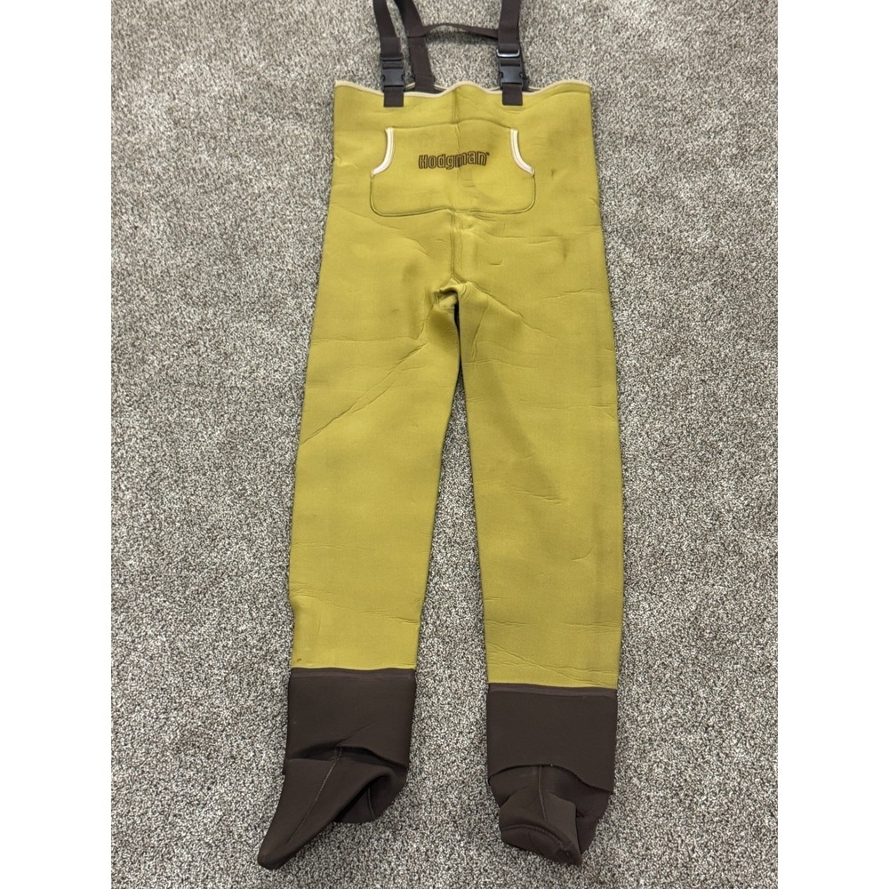 Hodgman Lakestream Chest Waders Bootfoot Fishing Mens XL Green Neoprene Long